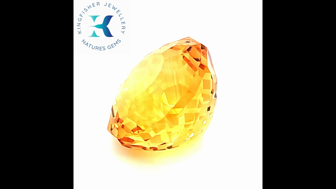 12.85 Ct Natural Citrine - VVS – 14.40 x 14.19mm