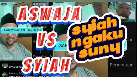 VIRAL DEBAT PANAS. IBNU SYIHAB SYIAH VS  GUS  AL GHOZI ASWAJA #PERHATIKAN JUDUL. SYIAH KURANG AJAR