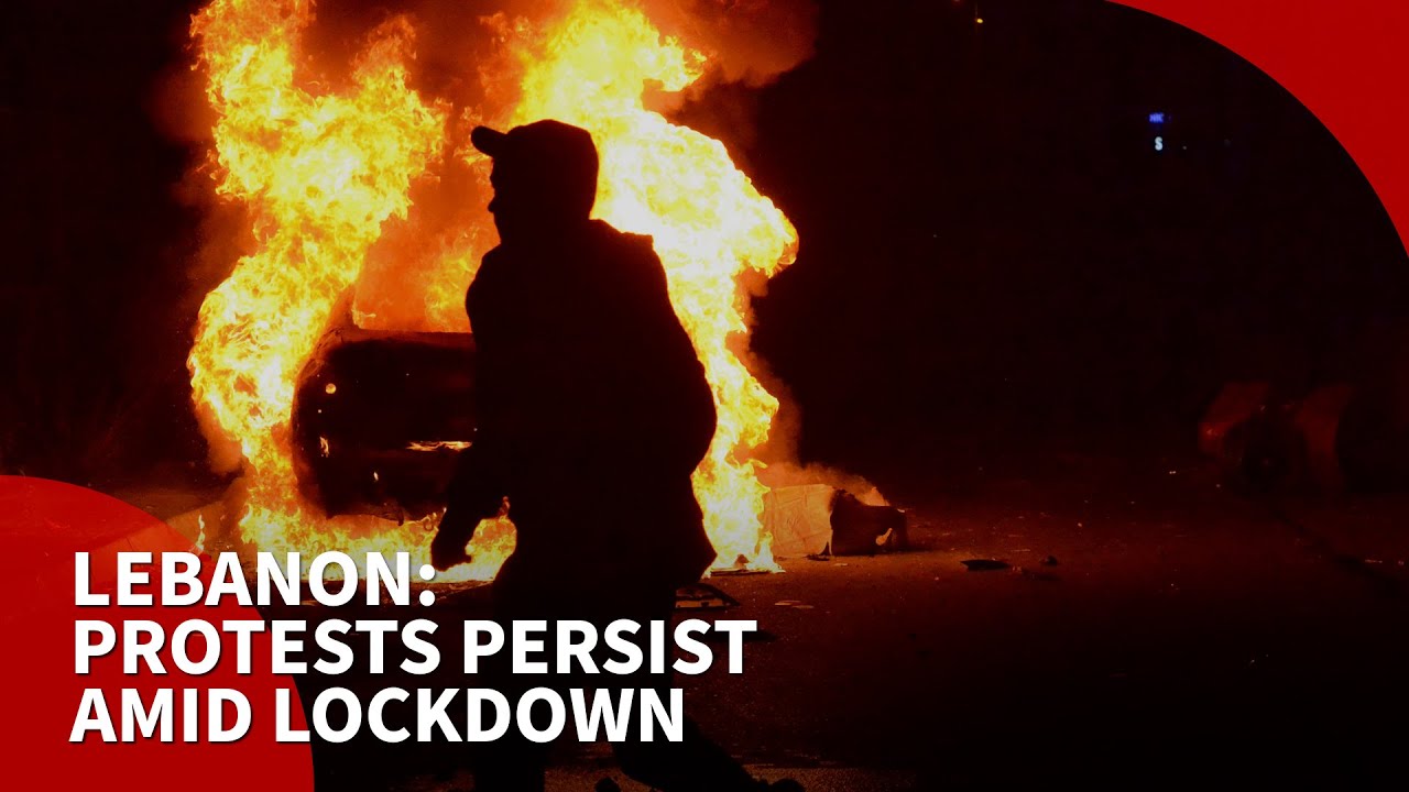 Lebanese protest rise in poverty amid covid lockdown
