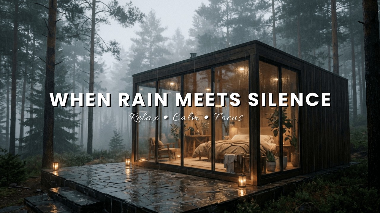 When Rain Meets Silence | Deep Sleep Piano & Night Ambience