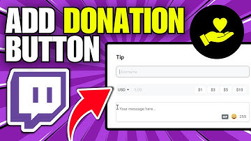 How To Add Donation Buttons on Twitch Channel