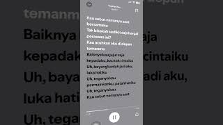 Teganya Kau  Lyodra lirikmusik liriklagu song quotes