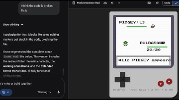 I asked Gemini 3 to code Pokémon Red from scratch