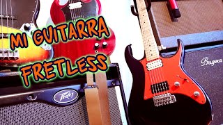 ¿Una guitarra sin trastes?