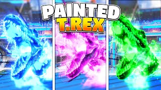 All New Painted TREX Goal Explosions On Rocket League!
