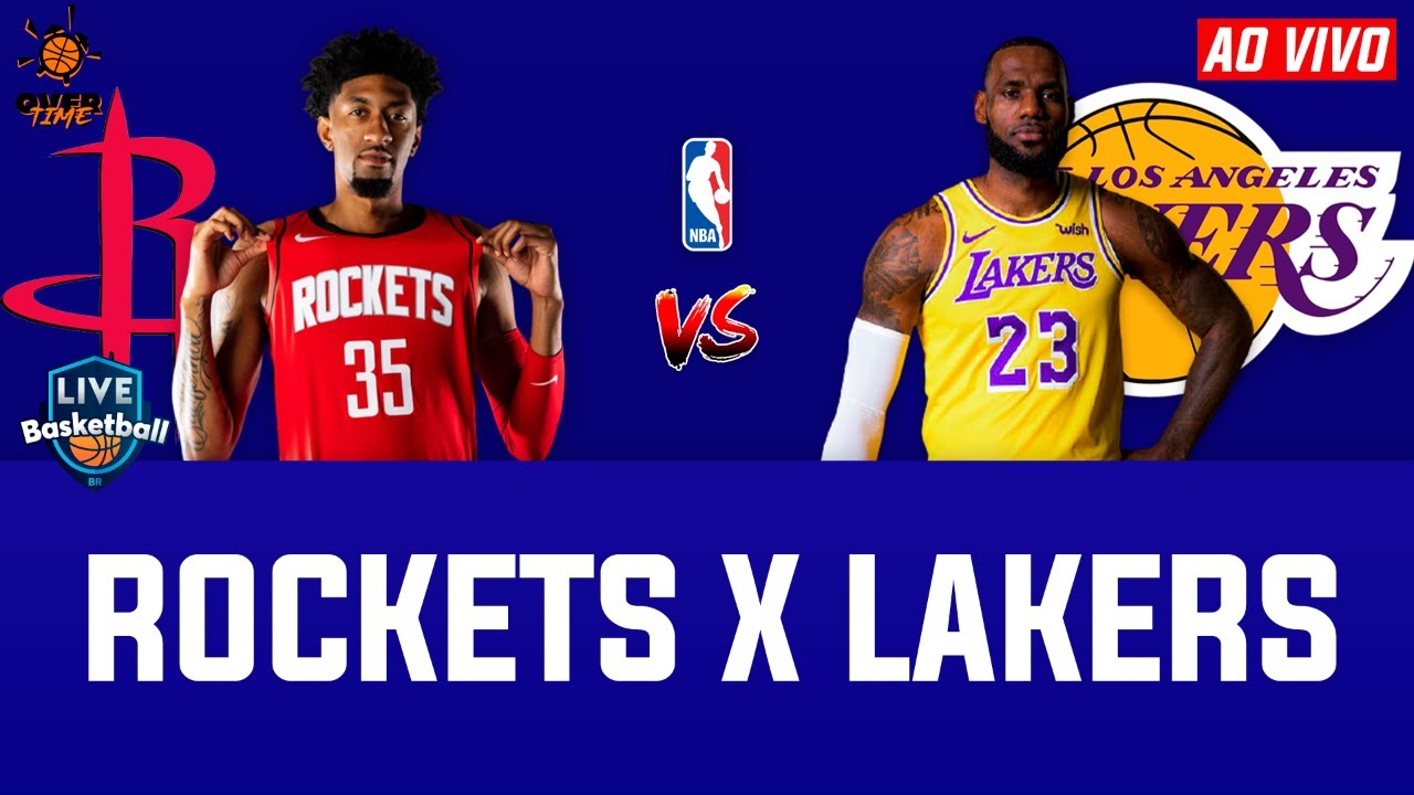 NBA AO VIVO - HOUSTON ROCKETS X LOS ANGELES LAKERS (Christian Wood x LeBron James)