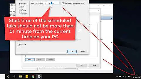 Scheduled Tasks not running in Windows 10