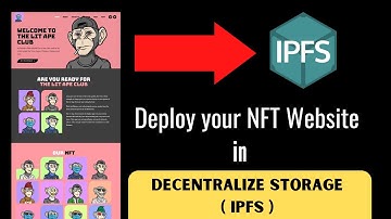 Deploy your NFT website in decentralized storage IPFS