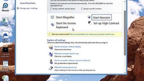 Windows 8 & 8.1 - Ease of Access - Your PC can read to you!
