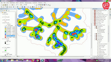 Drainage/Stream Density Distribution Map & Drainage density value of a basin using ARCGIS