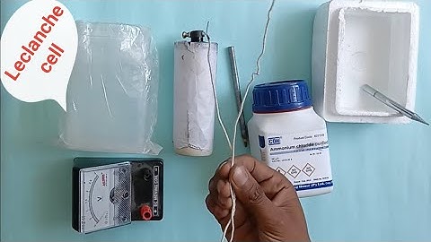 Leclanche cell formation experiment class 10th 12th