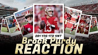 49ers AM Reaction: Brock Purdy ranks #1, today and historically