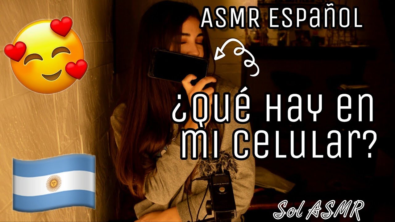 ASMR Español | ¿Qué hay en mi Celular?