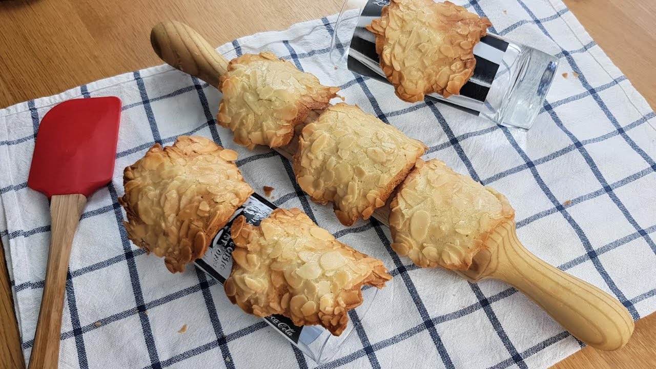 Aprovechar las claras con estas dulces Tejas de Almendras
