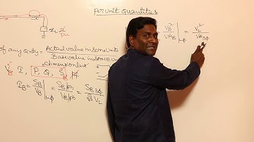 Per unit Quantities Introduction in Power Systems | KN Rao for GATE