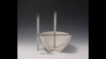 320. Trimming a Bowl Using Precision Measuring Rulers with Hsin-Chuen Lin 林新春 修碗坯示範