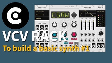 For beginners | To build a basic synth #1 #vcv rack