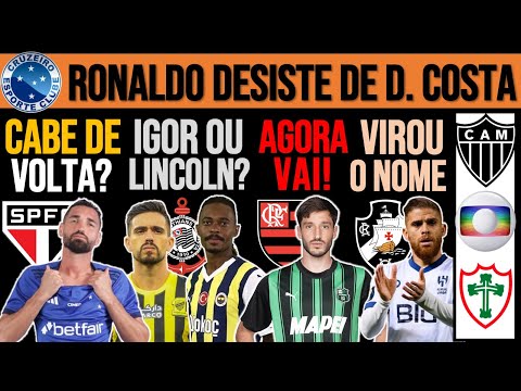 GILBERTO NO SP? TIMÃO: CORONADO OU LINCOLN? VIÑA RUMO AO FLA! LH PERTO DO GALO! DCOSTA, SFORZA, GLOB
