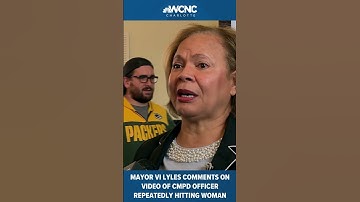 Charlotte mayor comments on video of CMPD officer repeatedly hitting woman #shorts