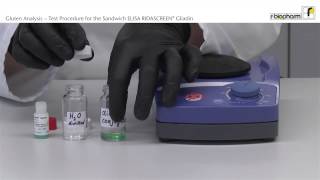 Gluten Analysis   Test Procedure for the Sandwich ELISA RIDASCREEN Gliadin Video 5
