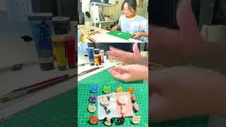 Making clay pins is not that complicated #tutorial #claypins #diy #howtomake #clay #craft #handmade