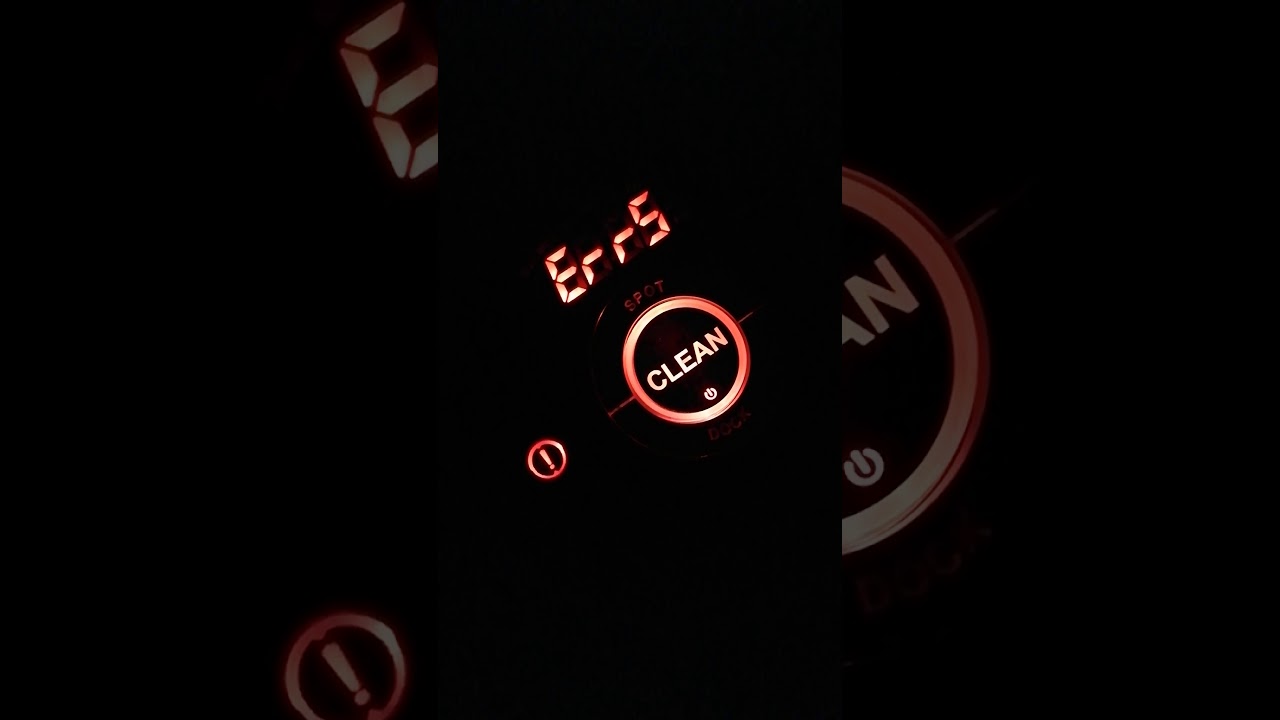 iRobot Roomba charging error 5 in night YouTube
