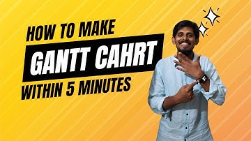 How to create Excel Gantt Chart for Project Management within 5 minutes