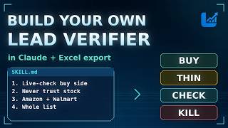 Build Your Own Lead Verification Skill in Claude (With Excel Export)