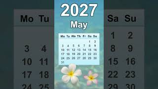 May 2027 Calendar