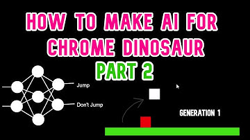 How To Make AI For Chrome Dinosaur Game Using Genetic Evolution Of Neural Networks | Part 2