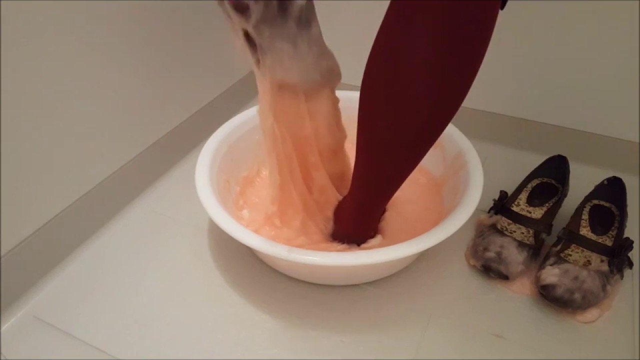 sticky glue heel ＆ feet 3 (part1) YouTube