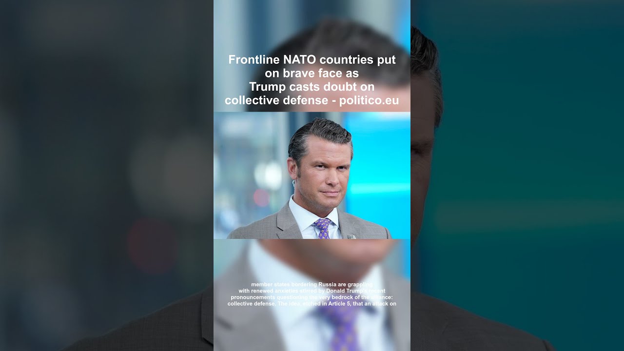 Trumps NATO Threat Baltic States On Edge