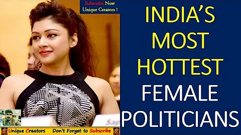 Top 10 Hottest and Beautiful Female Politicians of India | Unique Creators | - DayDayNews