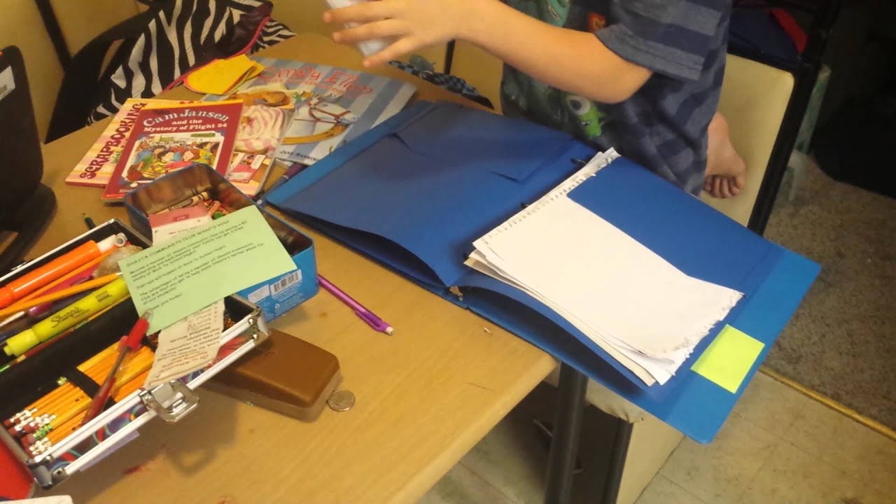 How to organize your binder for third grade YouTube