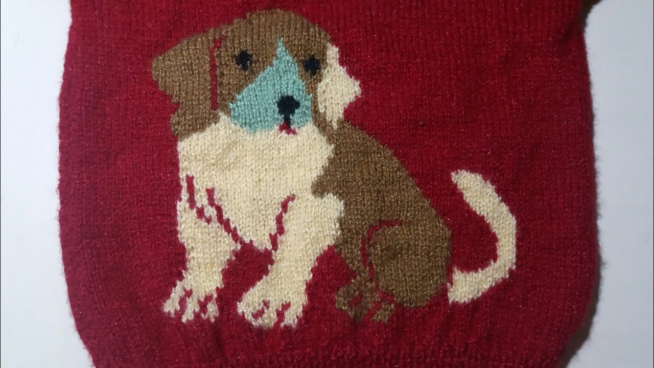 Dog design for kids sweater - part - 1