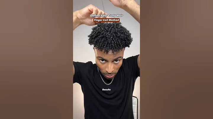 How To Define Curly Hair: Finger Coil Method