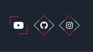 Social Icons with Smooth Rotate Animation Using Pure HTML & CSS