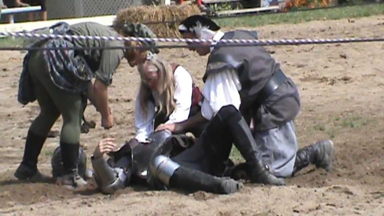 Jousting Accident 2013 Ohio Renfair YouTube