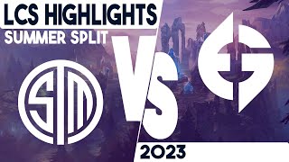 EG vs TSM Highlights  | LCS Summer 2023 Week 3 Day 1 | Evil Geniuses vs TSM