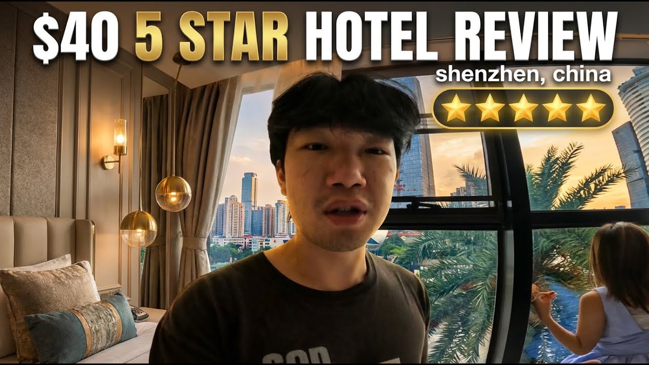 $40 5 Star Hotel Review Shenzhen, China — INSANE Value! 🇨🇳