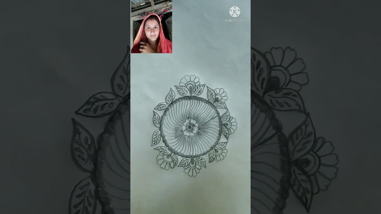 New Design pencil Rangoli for Pongal// Rasmi Art Gallery.