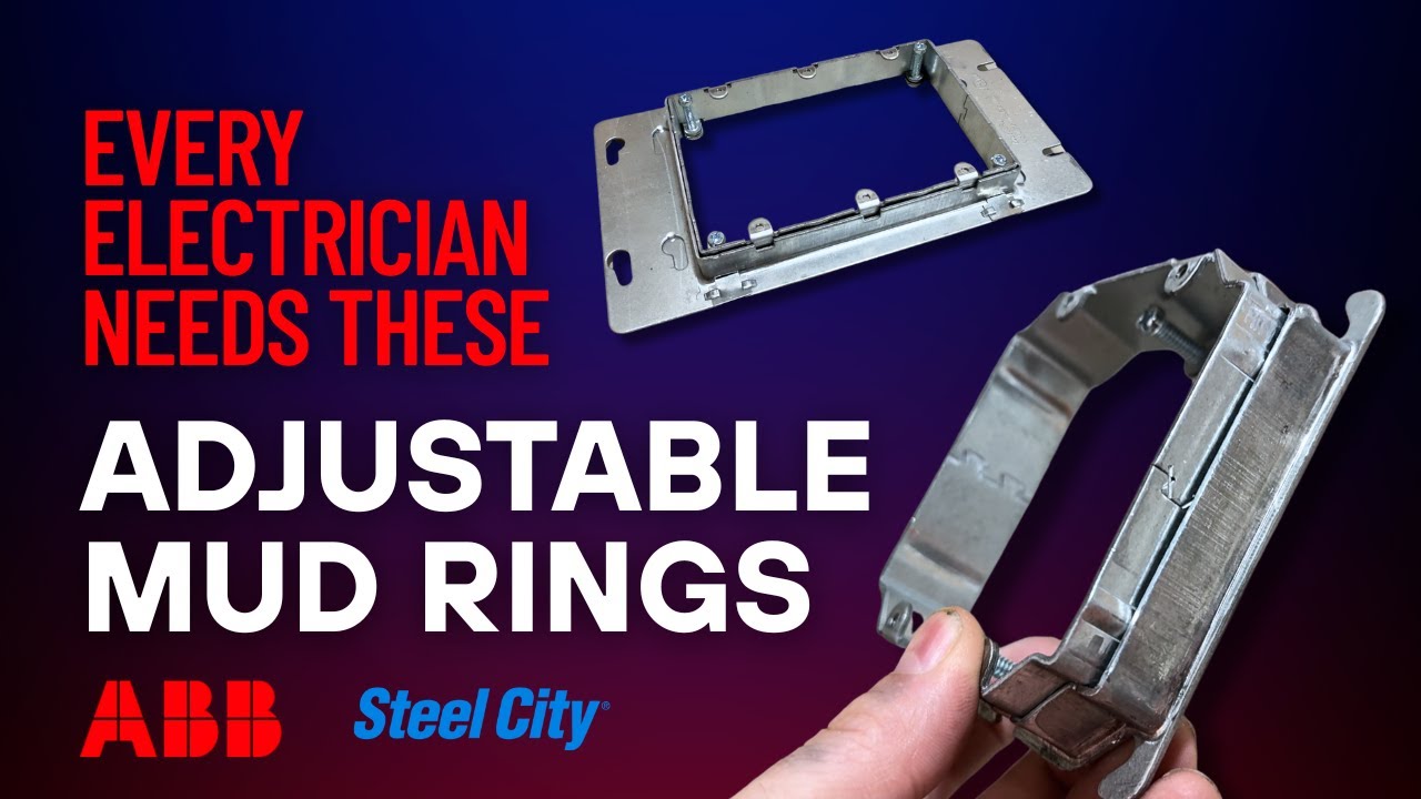 OMG, Finally: Adjustable Mud Rings! Every Electrician Needs These