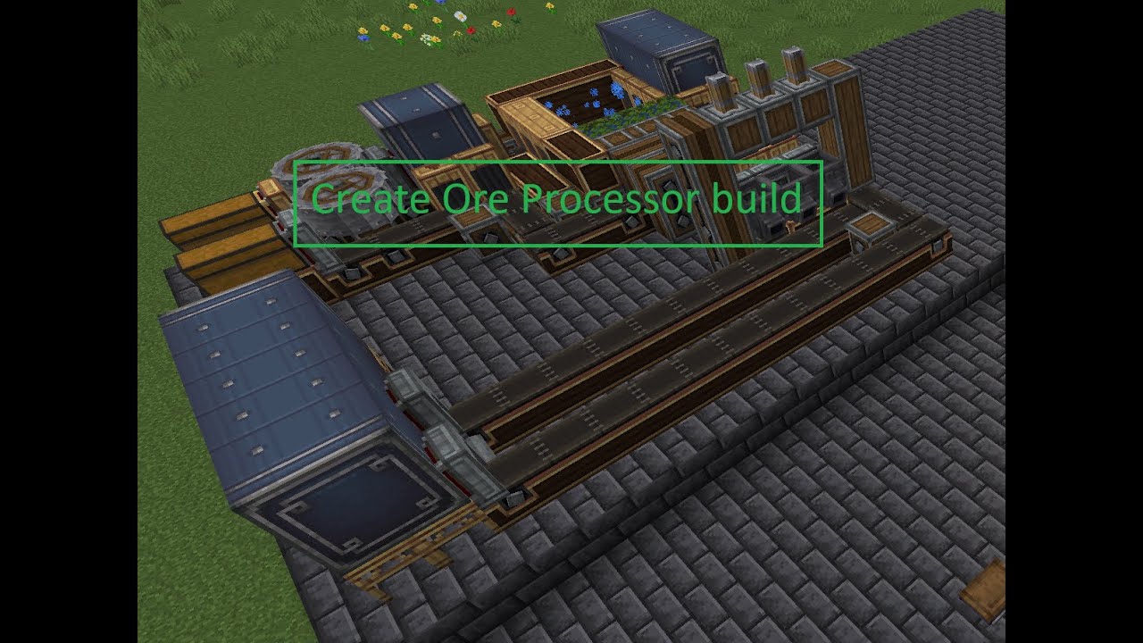 Create ore processor design - YouTube