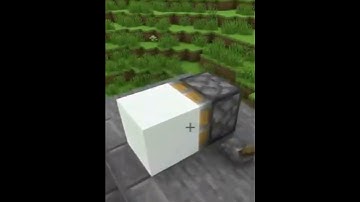 realistic snow block #minecraft  #shorts