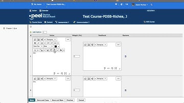 D2L - Creating a Quiz
