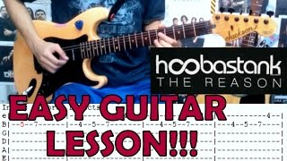 The Reason - Hoobastank(Guitar Lesson/Cover)with Chords and Tab chords