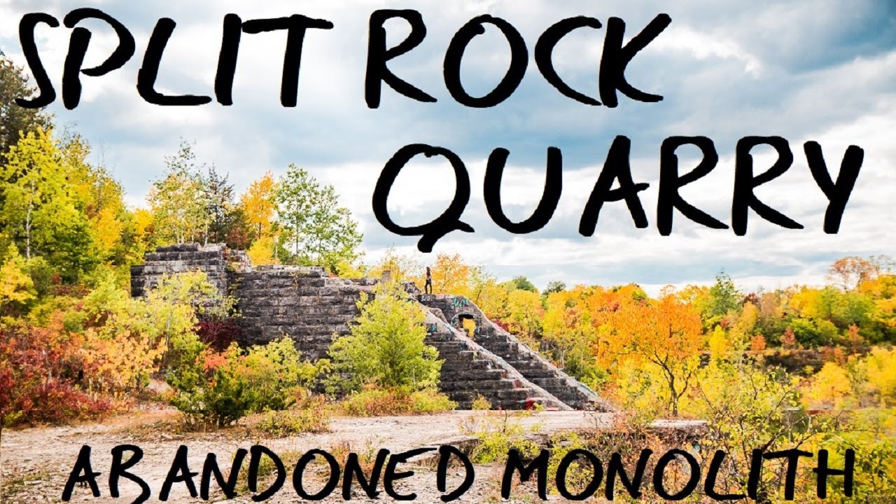 Exploring the Monolithic Ruins of Split Rock Quarry YouTube
