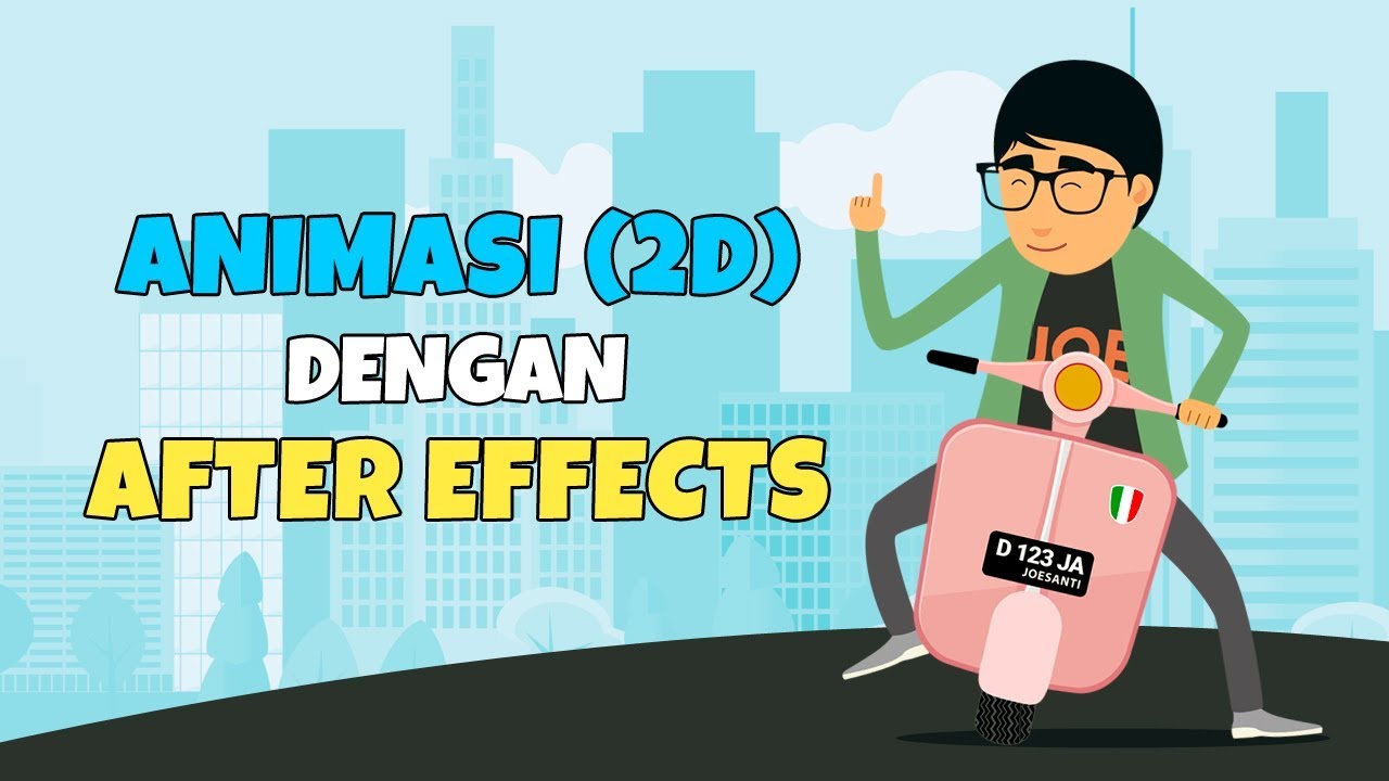  Contoh  Video Kartun  Animasi  Lucu  menggunakan After Effects 