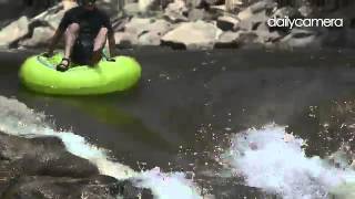 Tubing is again allowed on #Boulder Creek but the water is still high and moving fast  @dailycamera.