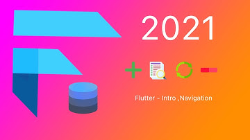 Flutter CRUD (2021) .Intro ,Navigation  tutorial (1/3)